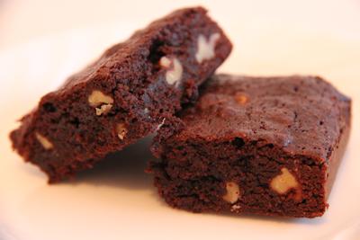 Brownie au cacao et aux noix