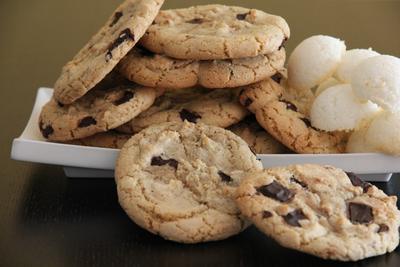 Cookies aux pépites de chocolat et rochers à la noix de coco