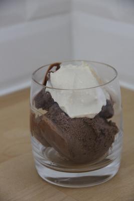 Mousse au chocolat noir et sa crème au Baileys et Mascarpone