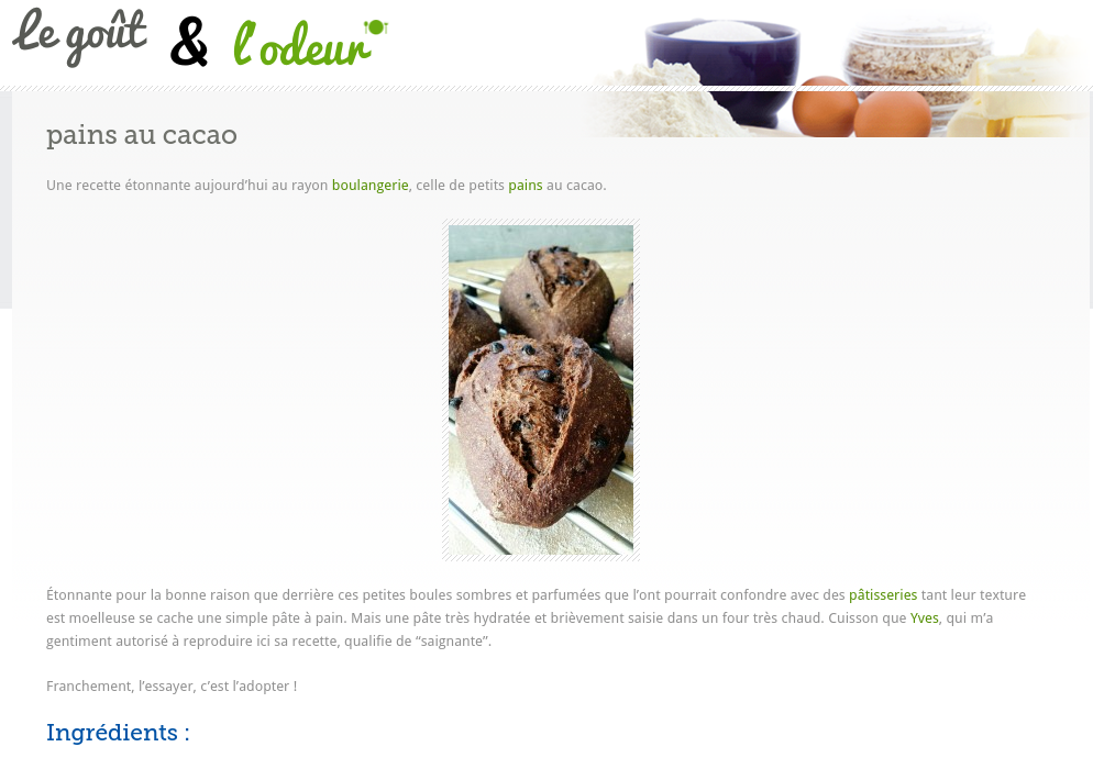 Pain au cacao